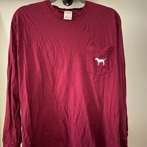 PINK long sleeve shirt size small